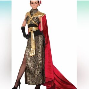 Dolls Kill dragon queen ninja warrior costume dress and cape size small